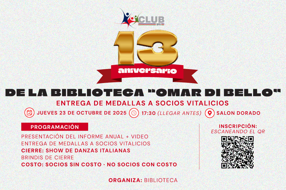 13er Aniversario Biblioteca 