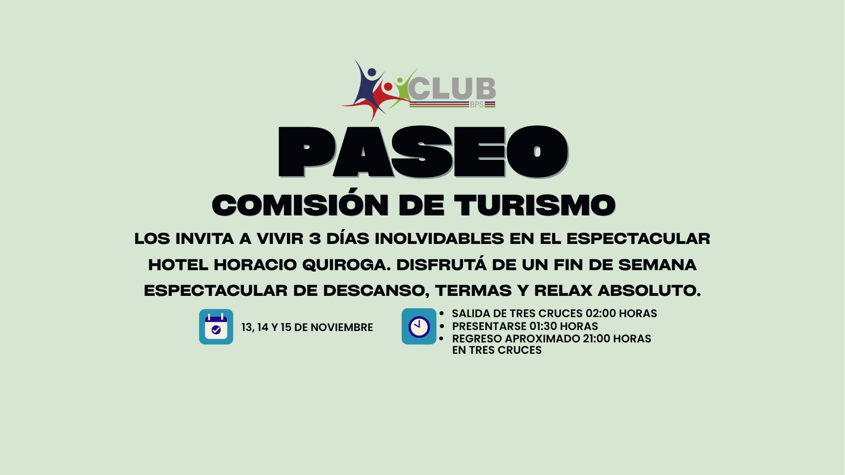🚌 ¡NOS VAMOS A SALTO! LA COMISIÓN DE TURISMO TE INVITA 🌊