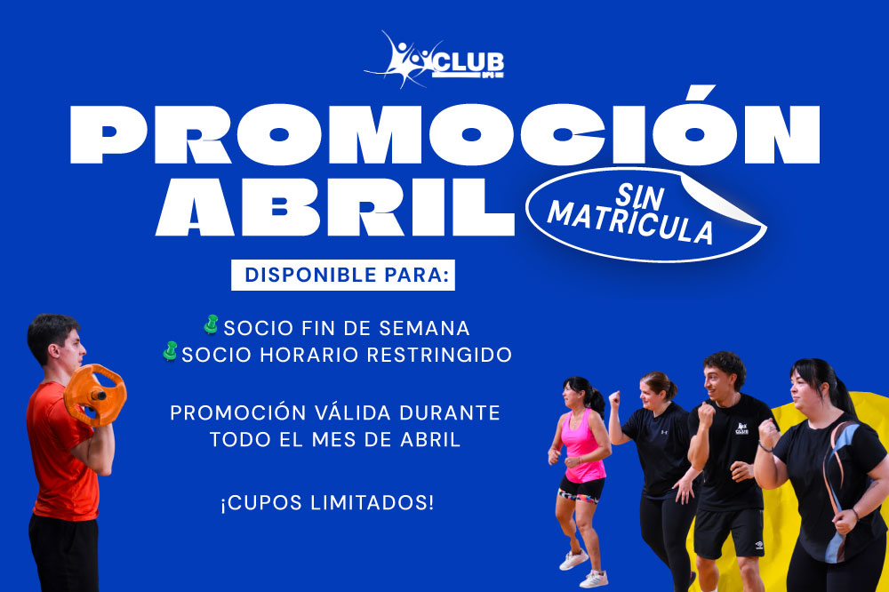 PROMOCIÓN ABRIL SIN MATRÍCULA